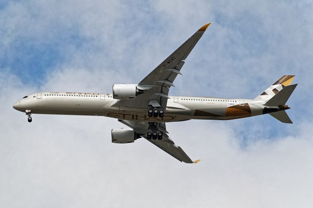 Airbus A350 Etihad Airways