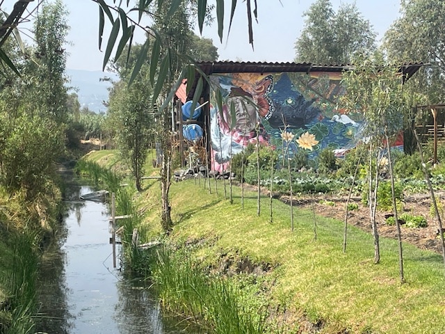 Painted mural