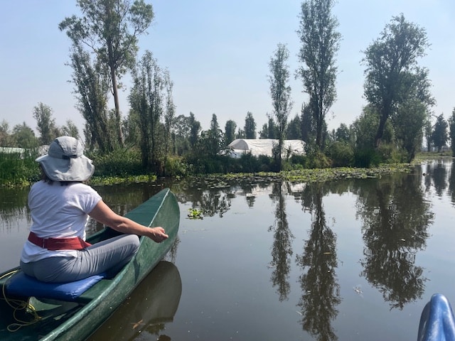 Xochimilco canoeing 2025 SECOLAS conference