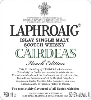 Laphroaig Càirdeas Ileach Edition Laphroaig Càirdeas Ileach Edition