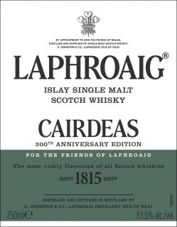 Laphroaig Càirdeas 200th Anniversary Edition Laphroaig Càirdeas 200th Anniversary Edition