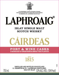 Laphroaig Càirdeas Port & Wine Casks Laphroaig Càirdeas Port & Wine Casks