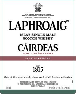 Laphroaig Càirdeas Pedro Ximenez Casks Laphroaig Càirdeas Pedro Ximenez Casks