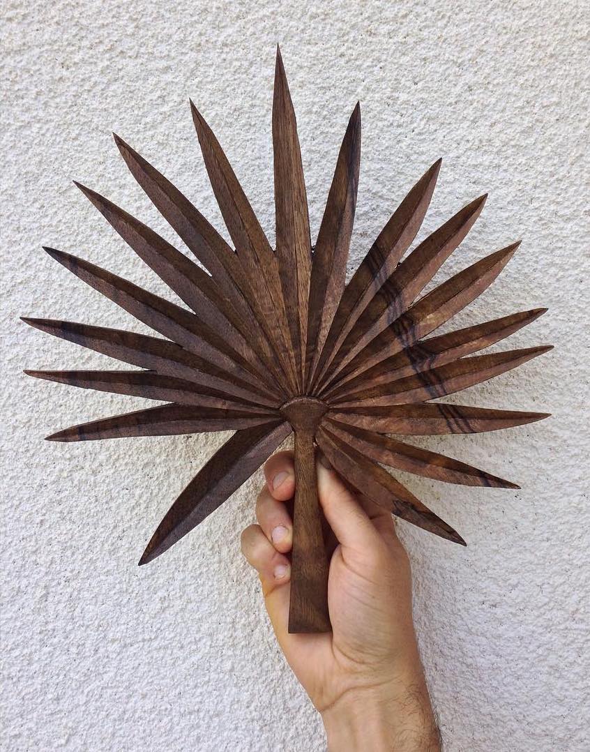 Palme wall light by François Bazin | on Flodeau.com