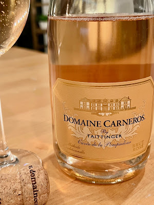Domaine Carneros Brut Rosé Cuvée de la Pompadour Sparkling Wine label