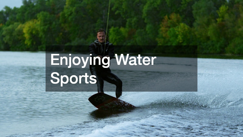 Enjoying Water Sports