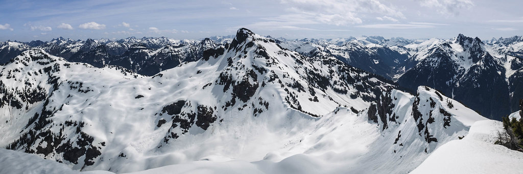 East panorama with Goat Mountain East Peak