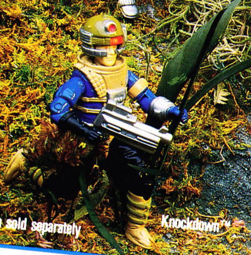 1988 toy Fair Catalog Knockdown, Battle Force 2000, Dodger, Pre Production