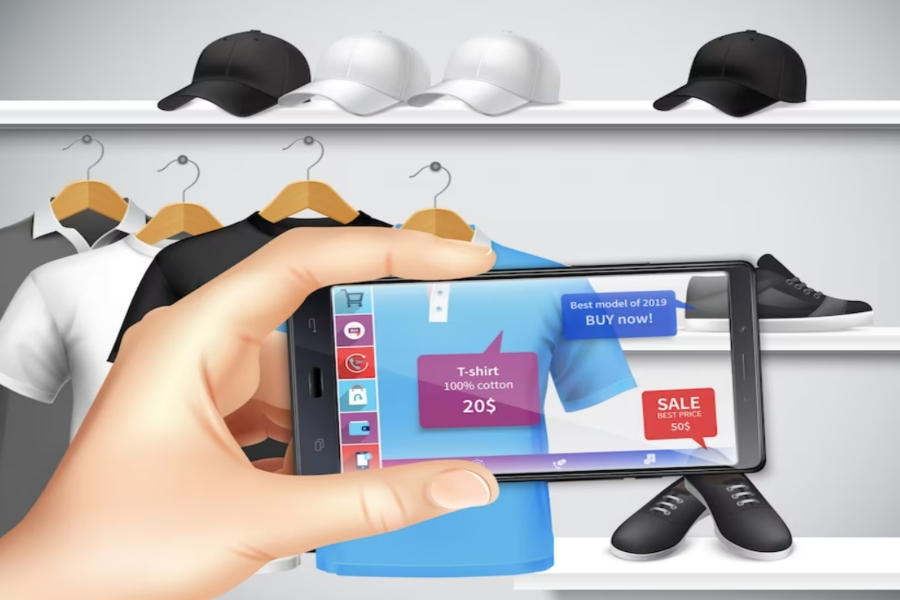 AR online shopping