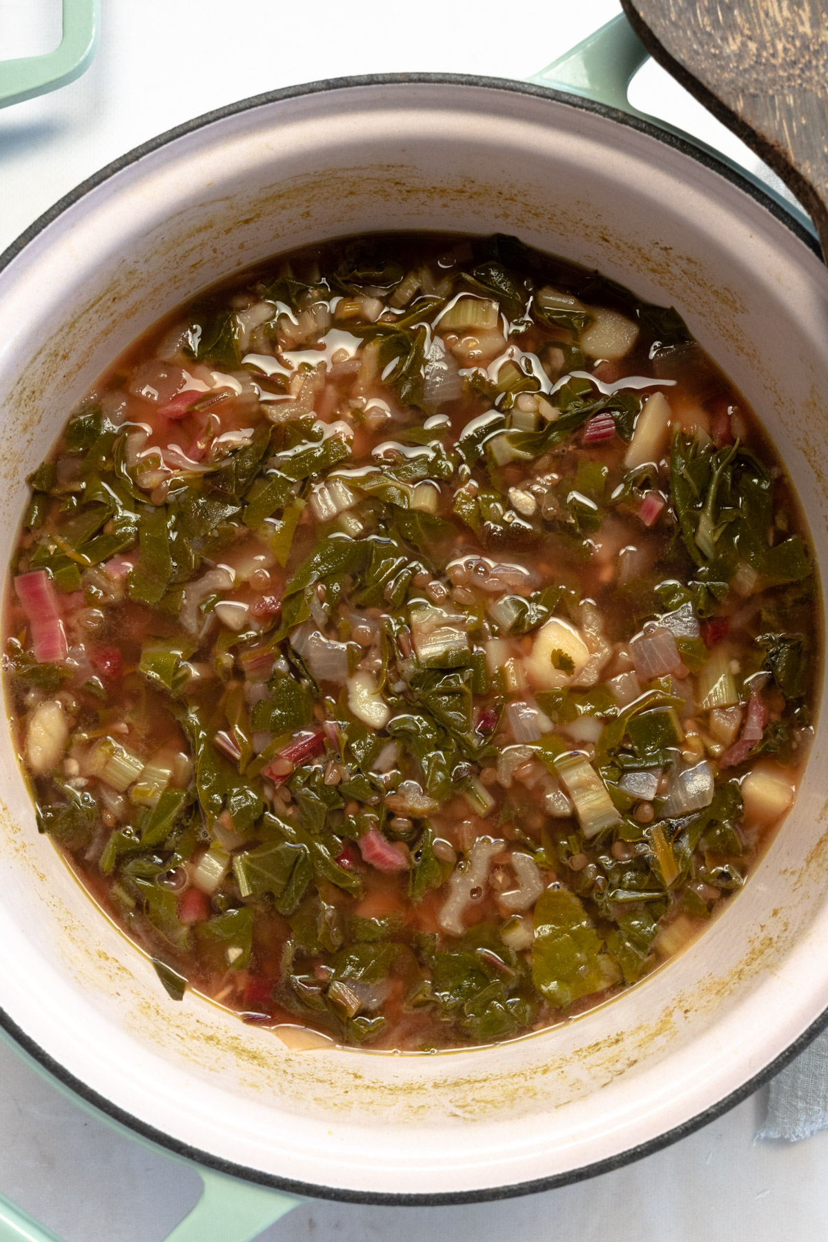 soup in a pot