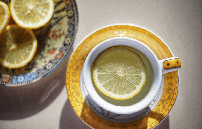 warm lemon water gut health spring reset 