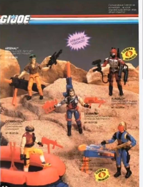 Estrela toys, Comandos Em Acoa, Mercer, Crimson Guard Immortal, Tracker, Cobra Commander, Grunt