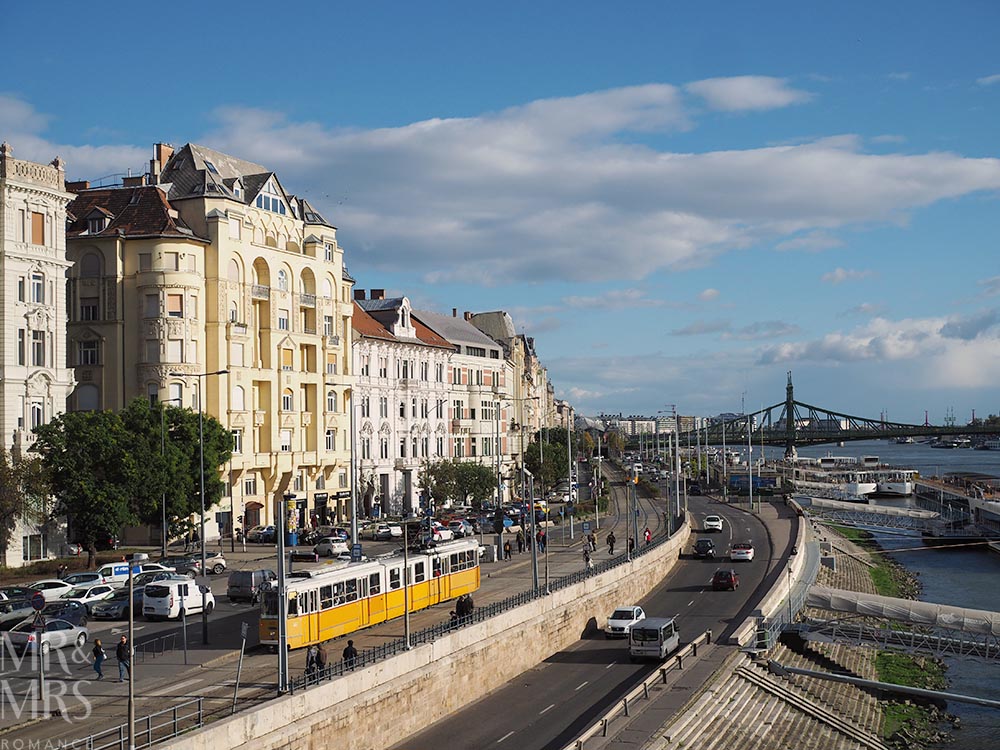 Essential travel guide to Budapest, Hungary - view of city from bridge over the River Danube