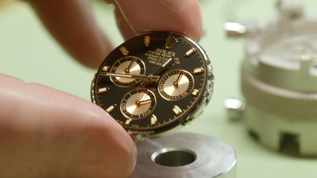 Rolex Daytona Black Dial Being Serviced Rolex Daytona Black Dial Being Serviced