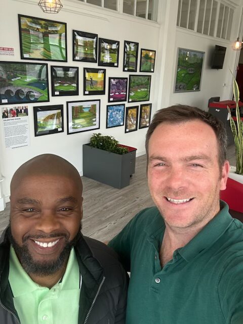 Legendary golf artist Valentino Dixon is now showcasing his work at OnCore Golf