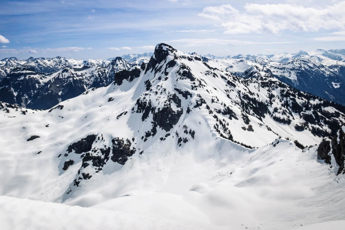 Goat Mountain East Peak from the west summit
