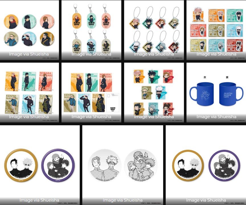 When will the 'Cursed Menu' of Jujutsu Kaisen cafe be launched in the US? Jujutsu Kaisen goods