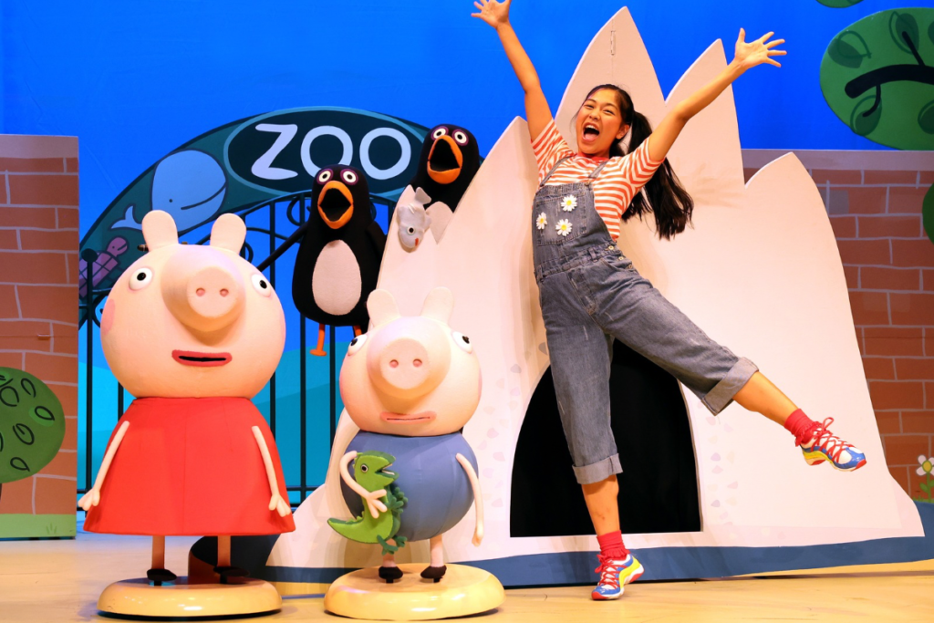 The set of Peppa Pig Australian tour 2025 - Peppa Pig's Fun Fay Out LIVE! Is heading to Australia-