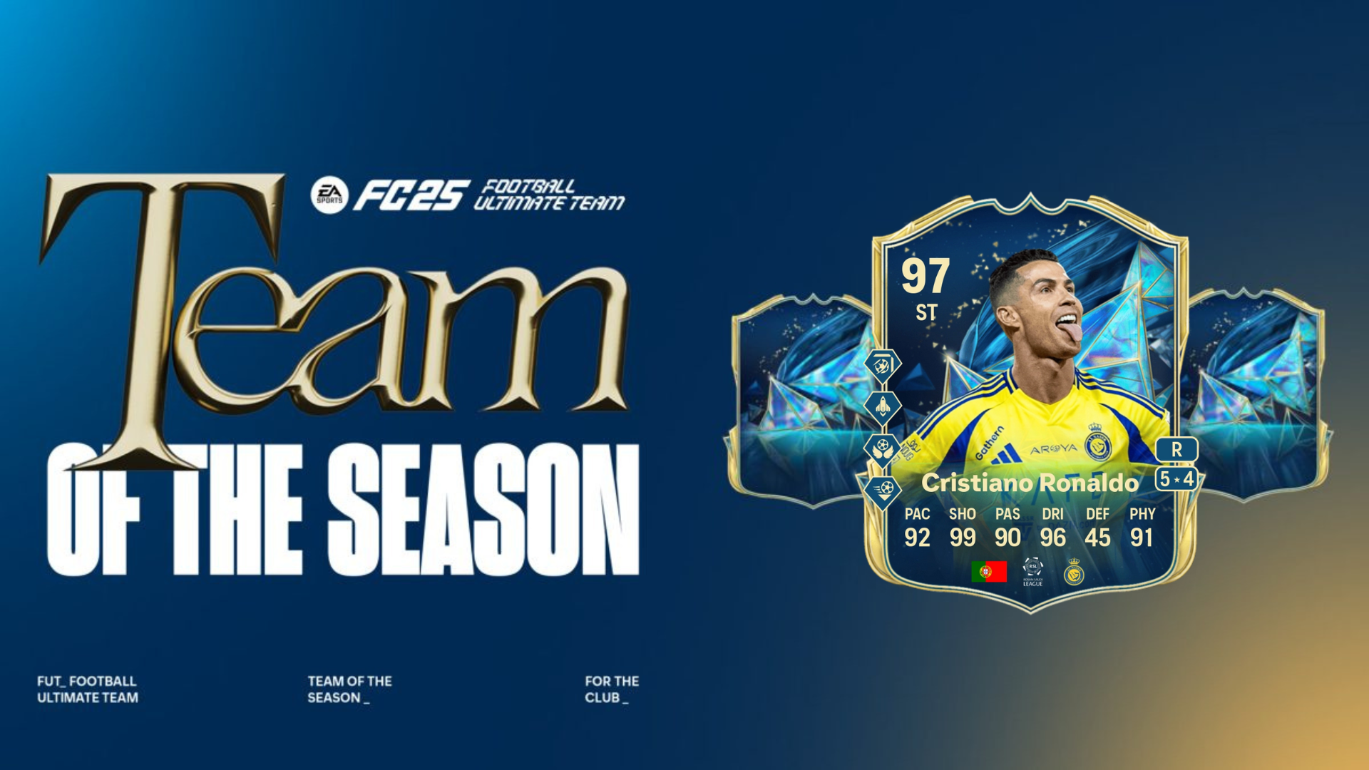 Cristiano Ronaldo TOTS item in EA FC 25