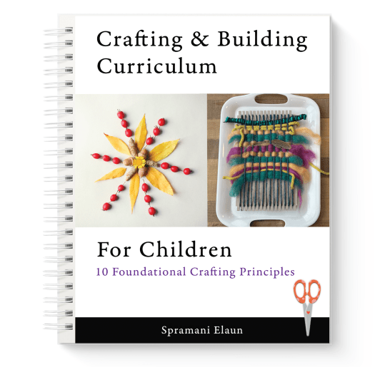 crafting and building for Montessori Homeschool Primary Art Curriculum