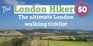 The London Hiker 50 ultimate walking ticklist logo