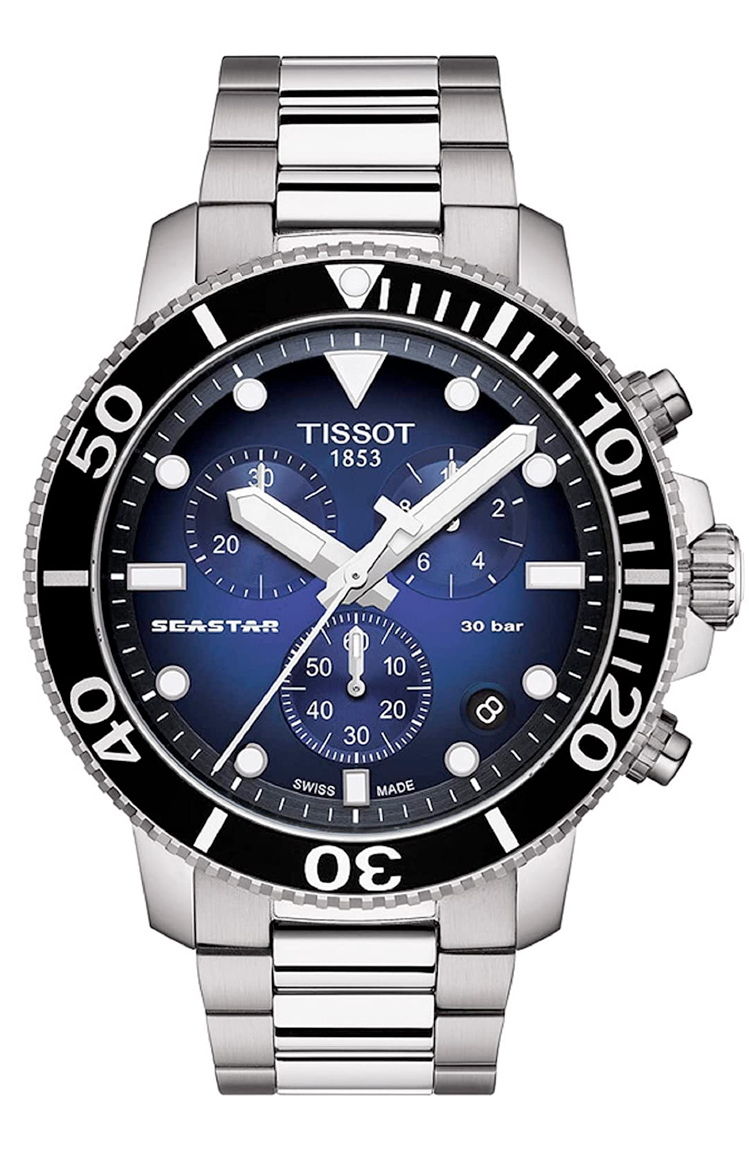 Tissot mens Seastar Ceramic Sport Watch