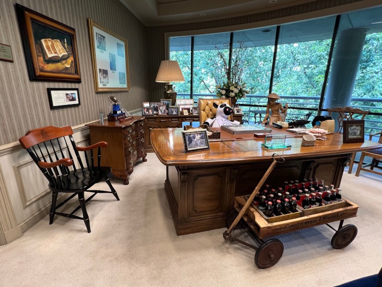 The office of S. Truett Cathy.