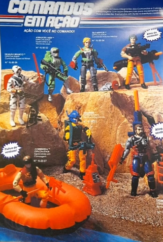 Estrela toys, Comandos Em Acoa, Mercer, Crimson Guard Immortal, Tracker, Cobra Commander, Grunt
