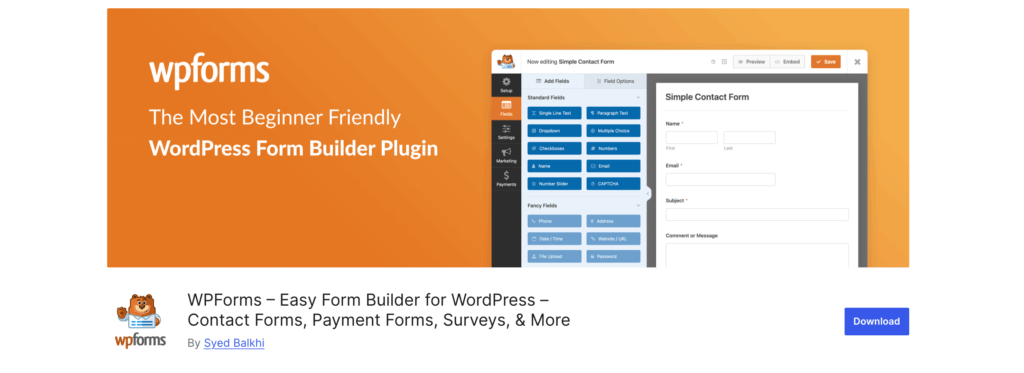 WPForms - Best WordPress Plugins