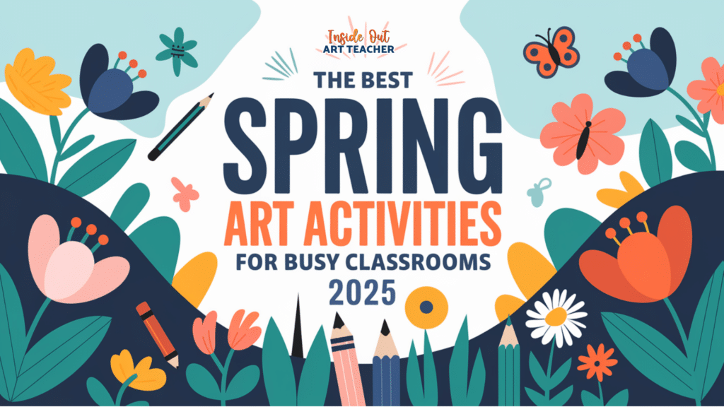 spring art activities banner