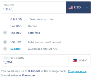 Wise Send Payment