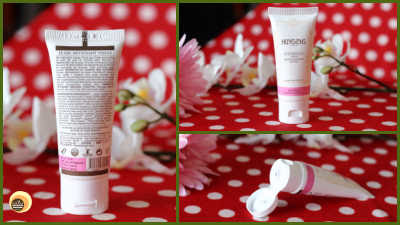 Packaging of Huygens Paris Bois Rose regenerating organic face wash