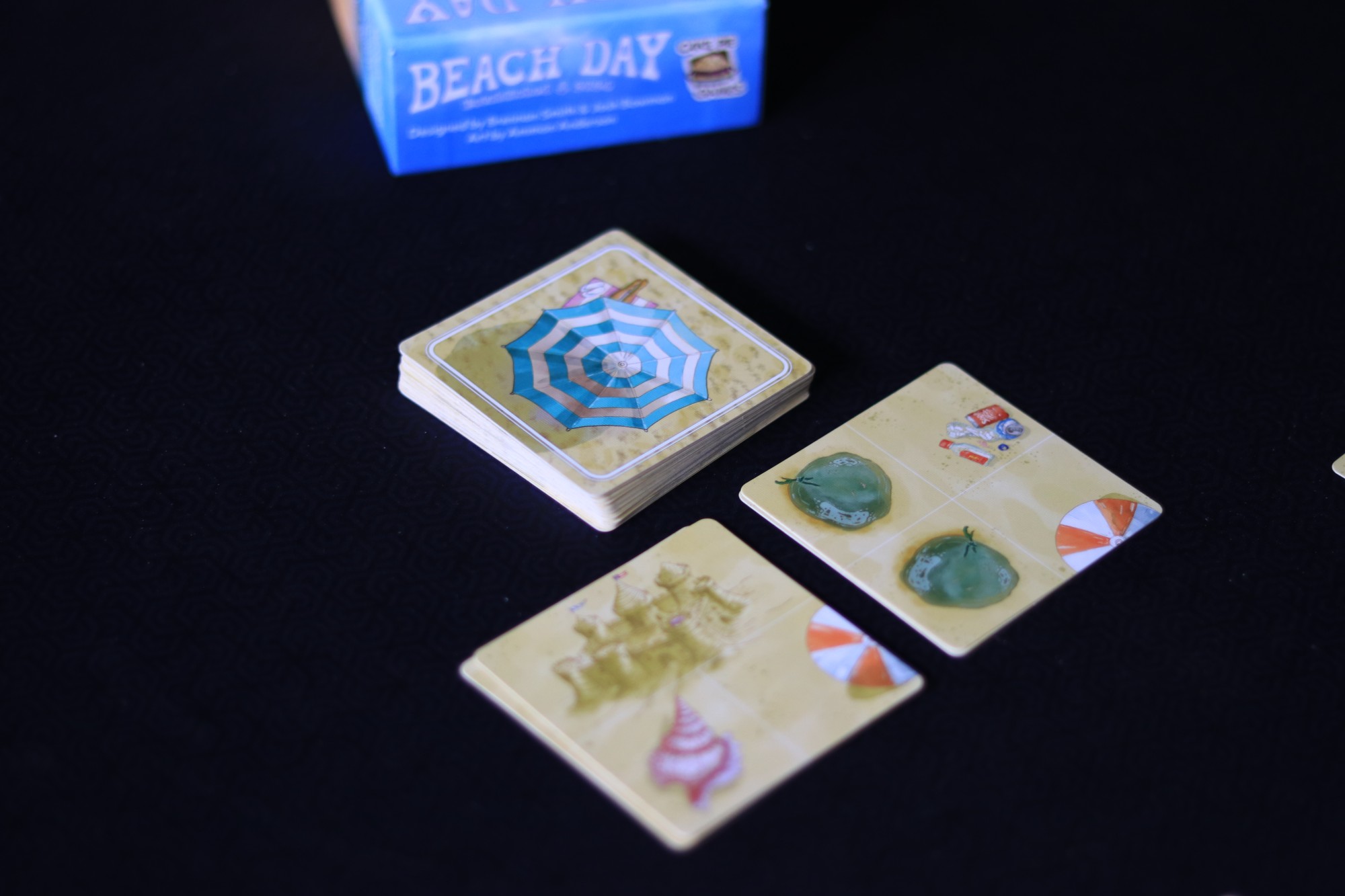 Beach Day draw pile