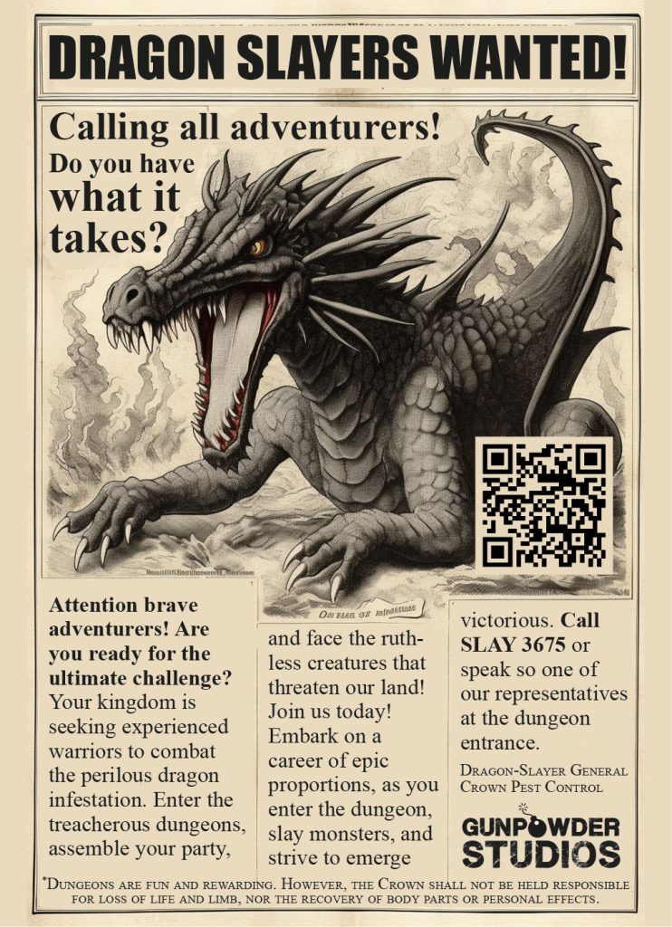 dragon slayers wanted