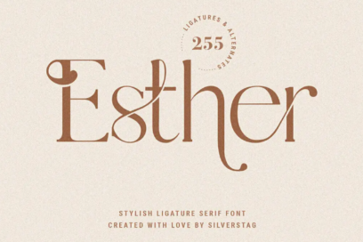 Esther logo for a doctor's office