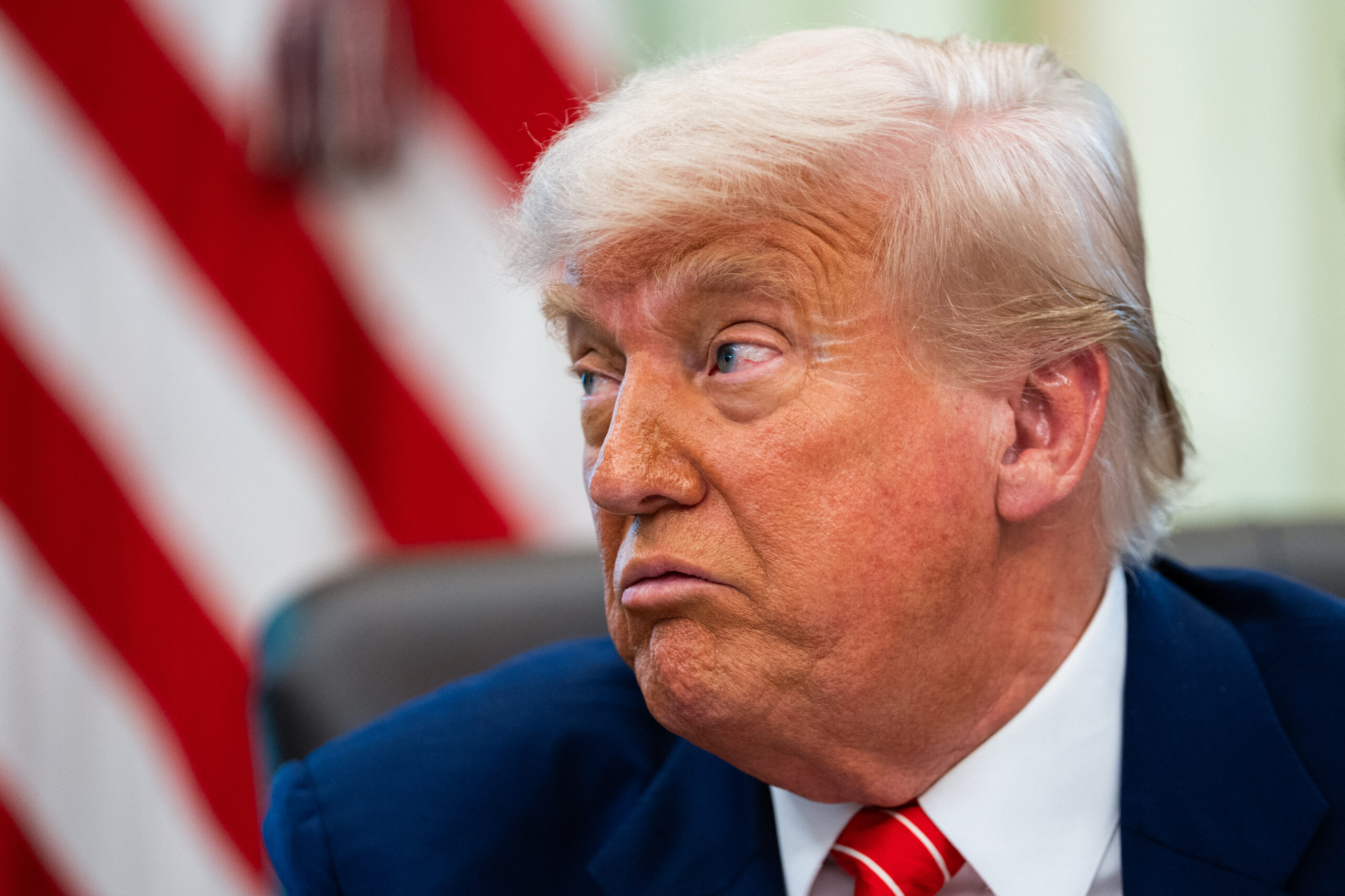 Trump holding an Oval Office news conference