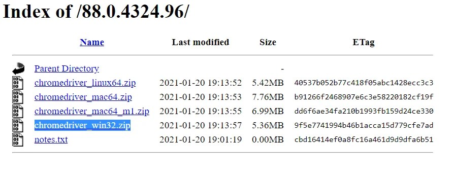 Selenium Tests in Brave Browser Through ChromeDriver Executable.