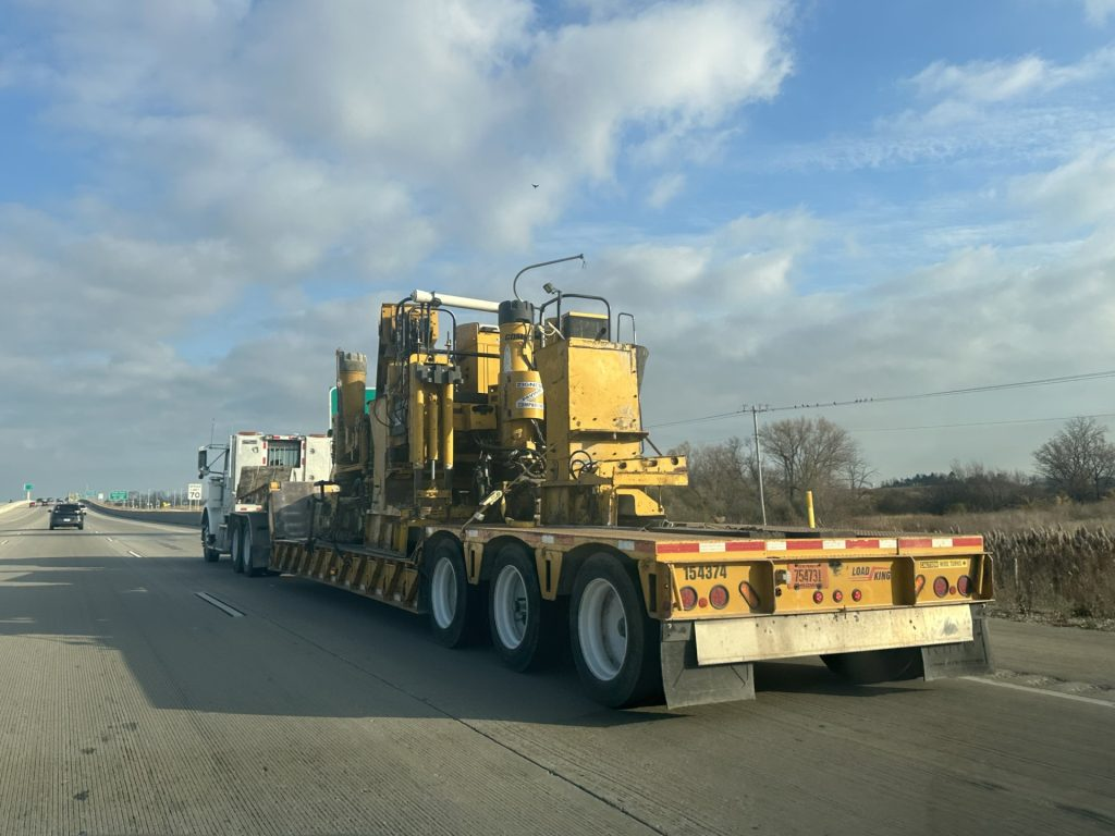 Heavy Equipment hauling