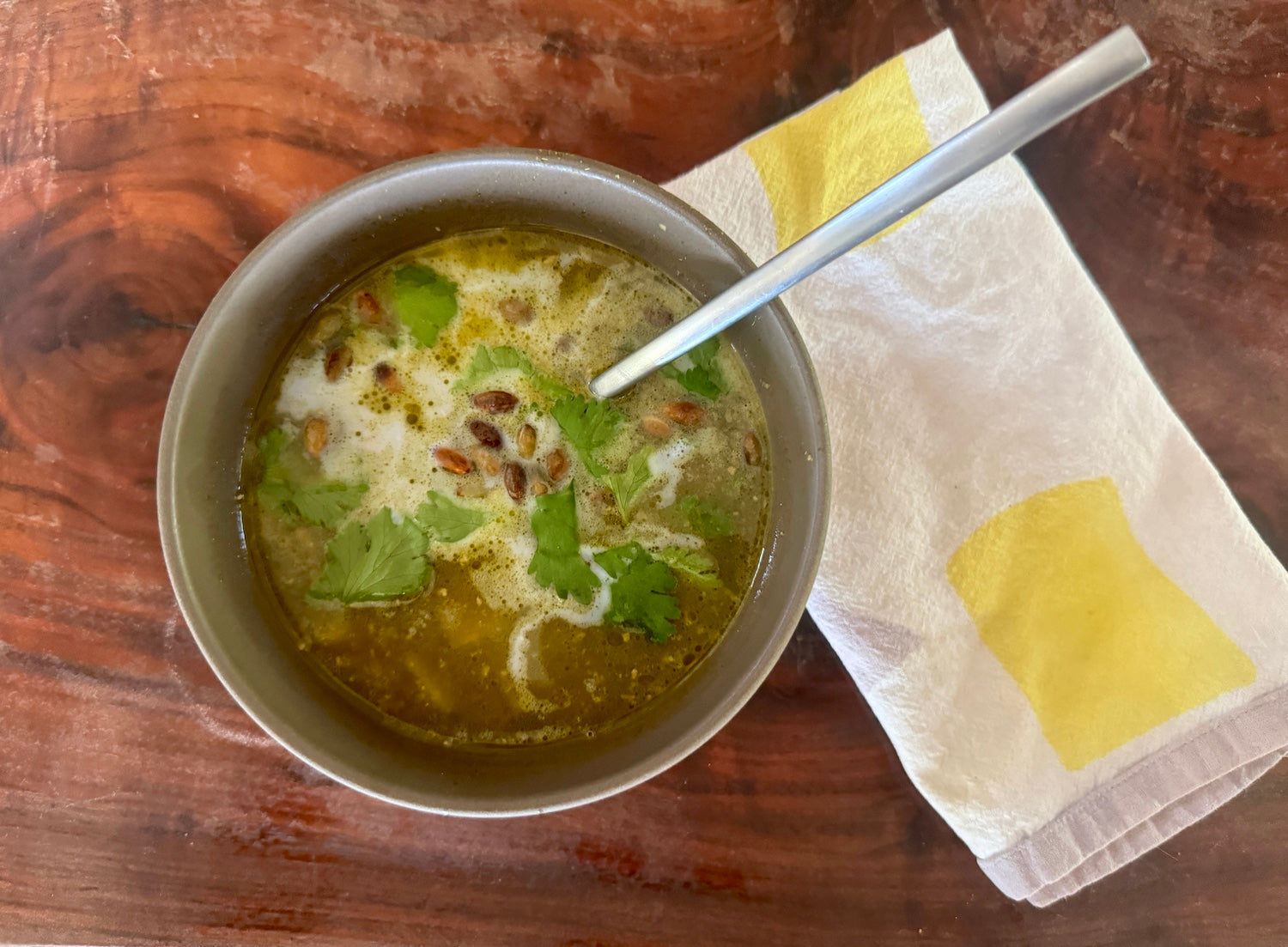 Cilantro Lime Soup for Ayurvedic Detox