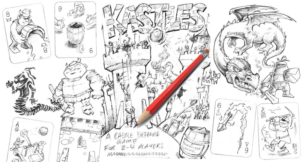 designing kastles the card game