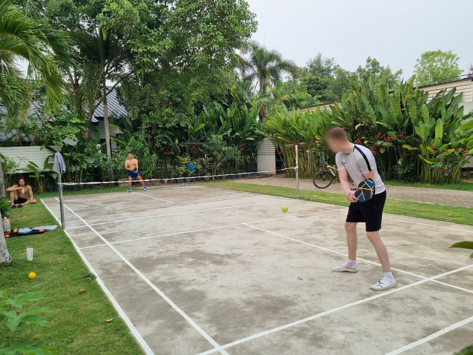 Pickleball game Pickleball is a popular activity at One Step Rehab