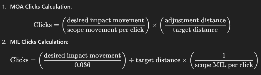 scope click calculator formula