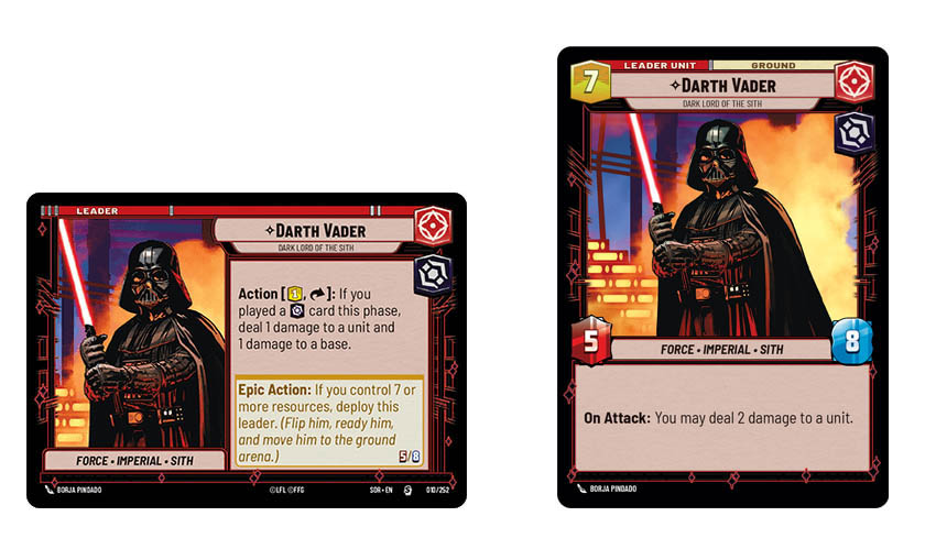 star wars unlimited darth vader