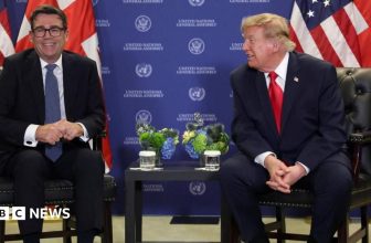Trump says he can do business with Burnham but criticises ‘terrible’ Chagos deal