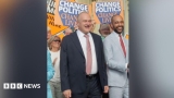 Ed Davey arrives at Lib Dem party conference